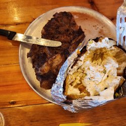 Eats & Sweets - Ribeye and loaded potato