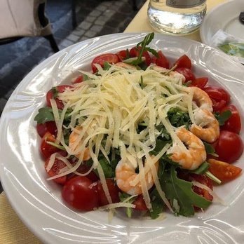 Da Gigino - Shrimp salad with mounds of shaved cheese - Italian Near Me - Sorrento, NA Da Gigino - Shrimp salad with mounds of shaved cheese - Italian Near Me - Sorrento, NA