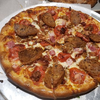 Picasso's - Butcher's Special with meatballs - Pizza Near Me - Jacksonville, Florida Picasso's - Butcher's Special with meatballs - Pizza Near Me - Jacksonville, Florida