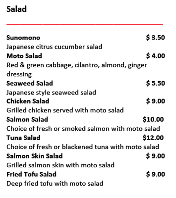 Menu photo 7 Sushi Moto Fernley, NV Menu photo 7 Sushi Moto Fernley, NV