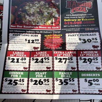 D'Amatos Pizza - Pizza Near Me - La Mesa, California D'Amatos Pizza - Pizza Near Me - La Mesa, California