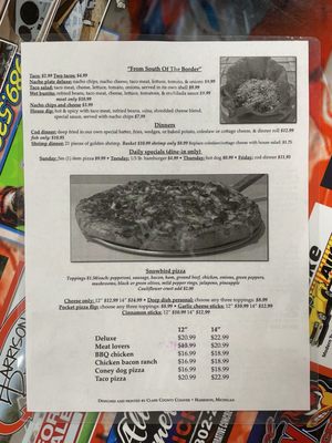 Menu photo 2 Snowbird Lanes Harrison, MI Menu photo 2 Snowbird Lanes Harrison, MI