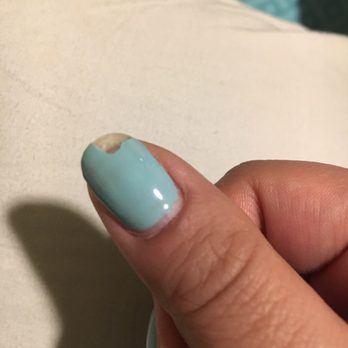 Hollywood Nails - Gel polish already started to chip the day after I got my nails done. Horrible! - Nail Salons Near Me - Campbell, California