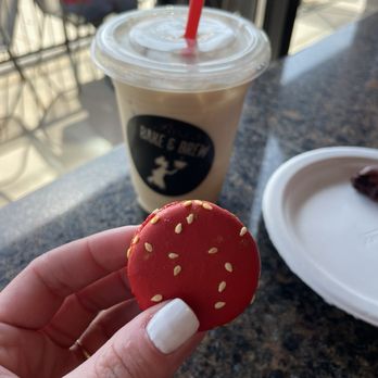 Bing’s Bake & Brew - strawberry macaroon - Cafes Near Me - Newark, Delaware Bing’s Bake & Brew - strawberry macaroon - Cafes Near Me - Newark, Delaware