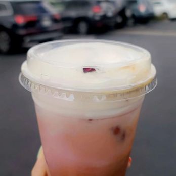 Lagu Cafe - Sakura Latte, iced. - Cafes Near Me - Irvine, California