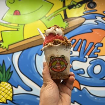Jeremiah's Italian Ice - PB&J small - Desserts Near Me - Boynton Beach, Florida