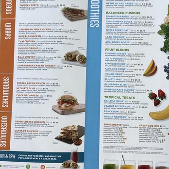 Tropical Smoothie Cafe - Menu - Juice Bars & Smoothies Near Me - Lake Bluff, Illinois Tropical Smoothie Cafe - Menu - Juice Bars & Smoothies Near Me - Lake Bluff, Illinois