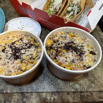 Turco Taco - Not sure what this black stuff is, we've never received it like this before. Bitter and salty, but only on the top. - Mexican Near Me - Naples, Florida