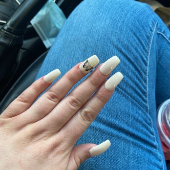 A+ Nail & Spa - They're crooked and not shaped right - Nail Salons Near Me - Dana Point, California