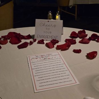AQUA by El Gaucho - Some rose petals and card for us - Seafood Near Me - Seattle, Washington