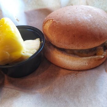 Islands Restaurant - Kids cheeseburger with pineapple - Burgers Near Me - Avondale, Arizona Islands Restaurant - Kids cheeseburger with pineapple - Burgers Near Me - Avondale, Arizona