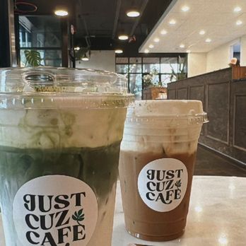 Just Cuz Cafe - Green tea latte & House Coffee - Cafes Near Me - Lacey, Washington Just Cuz Cafe - Green tea latte & House Coffee - Cafes Near Me - Lacey, Washington