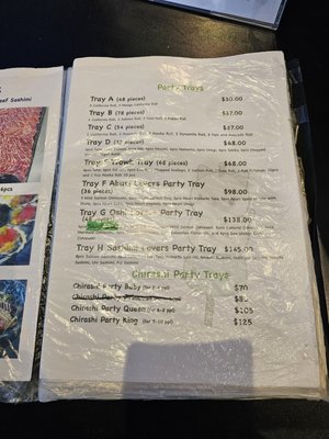 Menu photo 1 Sushi Lovers Richmond, BC Menu photo 1 Sushi Lovers Richmond, BC