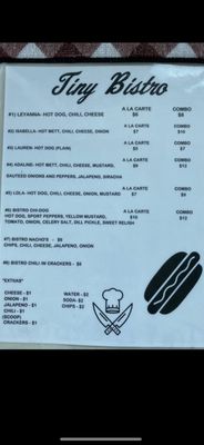 Menu photo 2 Tiny Bistro Fairfield, OH Menu photo 2 Tiny Bistro Fairfield, OH
