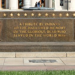 American Legion Mall - The cenotaph is dedicated to those who died in service of their country