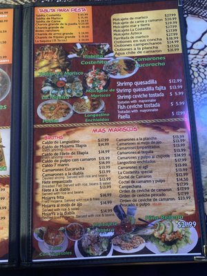 Menu photo 2 La Costenita Indianapolis, IN Menu photo 2 La Costenita Indianapolis, IN