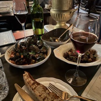 Via Vecchia - Mussels, Brussels, bread, & Lambrusco - Italian Near Me - Portland, Maine