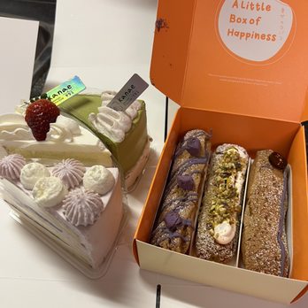 Kanae Cafe - Cakes: fruit island, matcha, grape. Choux pastry: ube cheesecake, pistachio raspberry, grape - Bakeries Near Me - Scarborough, Ontario Kanae Cafe - Cakes: fruit island, matcha, grape. Choux pastry: ube cheesecake, pistachio raspberry, grape - Bakeries Near Me - Scarborough, Ontario