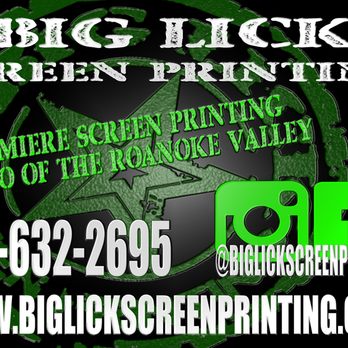 Big Lick Screen Printing - Screen Printing Near Me - Roanoke, Virginia Big Lick Screen Printing - Screen Printing Near Me - Roanoke, Virginia
