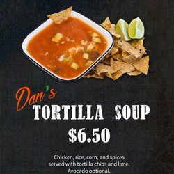 Greta's Taco Wagon - Dan's Tortilla Soup, seasonal