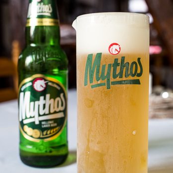 Yiamas - Mythos Bier im geeisten Glas - Greek Near Me - Minden, NW
