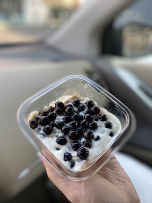 Photo of Happy Lemon - Pleasanton, CA, US. boba milk tea cake...