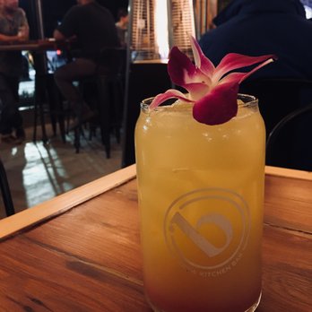 Brew Kitchen Bar - Summer In November (Soju Cocktail) - Orange, Guava, Pineapple Juice - Gastropubs Near Me - Monterey Park, California