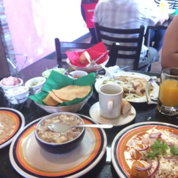Potzolcano - Posole, rich in flavor and it taste like if I has having my moms posole, the enchiladas Mexicanas , red and green sauce, - Mexican Near Me - Santa Ana, California
