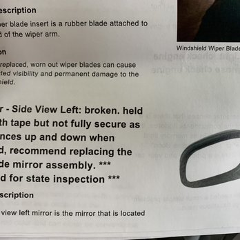 Park Street Auto Repair - Reason 2 for fail from Honda dealership - Auto Repair Near Me - Beverly, Massachusetts