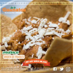 Las de Guanatos - Deliciosa orden de frijoles. ¡Tu ordenas!