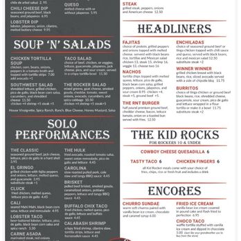 Rock N Taco - Menu - Tex-Mex Near Me - Roswell, Georgia Rock N Taco - Menu - Tex-Mex Near Me - Roswell, Georgia