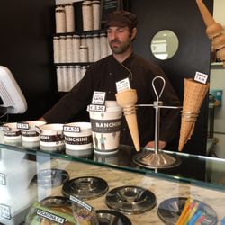 Banchini - Working the counter.