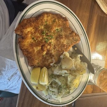 Great Heart Brewing - Schnitzel with Bavarian potato salad - Burgers Near Me - Olivette, Missouri