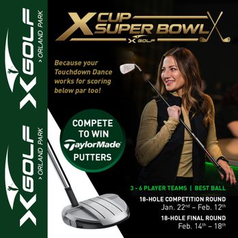 X Golf Orland Park - Your Next Chance to Win Big Starts Sunday, January 22nd Next X-Cup Series Tournament to Compete Nationally
Just book your tee time - Golf Near Me - Orland Park, Illinois X Golf Orland Park - Your Next Chance to Win Big Starts Sunday, January 22nd Next X-Cup Series Tournament to Compete Nationally
Just book your tee time - Golf Near Me - Orland Park, Illinois