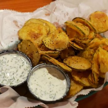 P J Marley's - Fried Pickle Chips - New American Near Me - Medina, Ohio