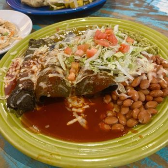 The Range Café - It's Christmas! The Range's Plato Combinación del Rancho, swimming in red and green chile. - Mexican Near Me - Bernalillo, New Mexico The Range Café - It's Christmas! The Range's Plato Combinación del Rancho, swimming in red and green chile. - Mexican Near Me - Bernalillo, New Mexico