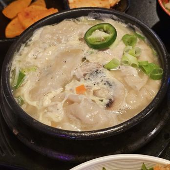 Kong Pocha - C02. Rice Cake & Dumpling Soup / 떡만둣국 - Korean Near Me - Columbia, Maryland Kong Pocha - C02. Rice Cake & Dumpling Soup / 떡만둣국 - Korean Near Me - Columbia, Maryland