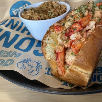 The Fish Joint - Lobster roll w/ rice - Seafood Near Me - Coconut Creek, Florida The Fish Joint - Lobster roll w/ rice - Seafood Near Me - Coconut Creek, Florida