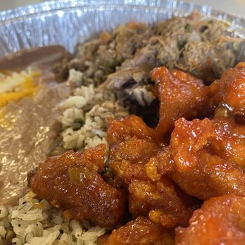 Chino Bandido - Jade Red Chicken. Machaca. Refried Beans. Jerk Fried Rice. - Mexican Near Me - Phoenix, Arizona