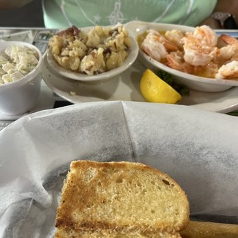 J Michael's - Garlic shrimp and two sides - needed a little more garlic - but, it was good! - Seafood Near Me - Panama City Beach, Florida