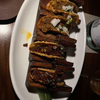 Fortu - Braised Oxtail Wagyu wonton tacos - Wine Bars Near Me - St. Petersburg, Florida Fortu - Braised Oxtail Wagyu wonton tacos - Wine Bars Near Me - St. Petersburg, Florida