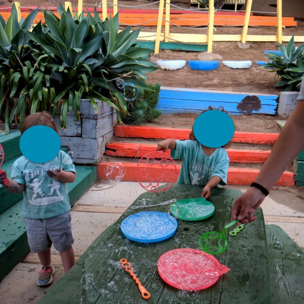 Hilltop Nursery School - Bubbles in the yard. - Preschools Near Me - Los Angeles, California Hilltop Nursery School - Bubbles in the yard. - Preschools Near Me - Los Angeles, California