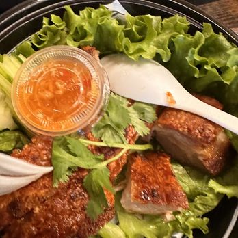 Soul Lao - Moo pin (fried pork belly) - Laotian Near Me - Saint Paul, Minnesota Soul Lao - Moo pin (fried pork belly) - Laotian Near Me - Saint Paul, Minnesota