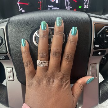 Crystal Nails - Gel acrylic w/ chrome - Nail Salons Near Me - Superior, Wisconsin Crystal Nails - Gel acrylic w/ chrome - Nail Salons Near Me - Superior, Wisconsin