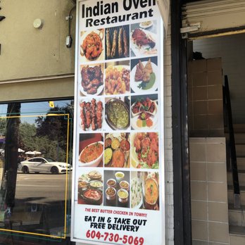 Indian Oven - Menu sign outside~ - Indian Near Me - Vancouver, British Columbia Indian Oven - Menu sign outside~ - Indian Near Me - Vancouver, British Columbia