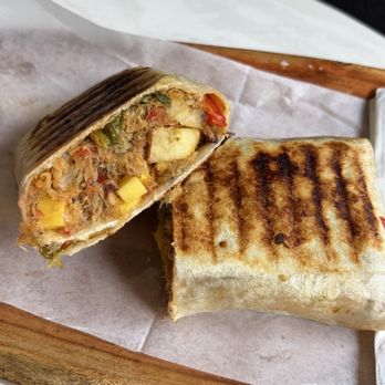 Lips Cafe - Saltfish Wrap - Cafes Near Me - Brooklyn, New York