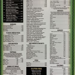 Ollie's Pizza - Menu