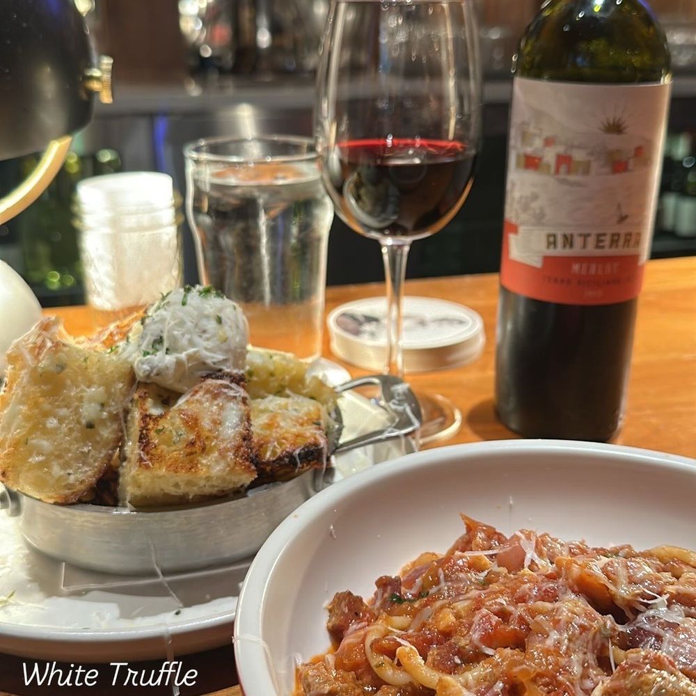 North Italia - White Truffle Garlic Bread  Crushed Meatball Ragu - Italian Near Me - Washington, DC, District of Columbia