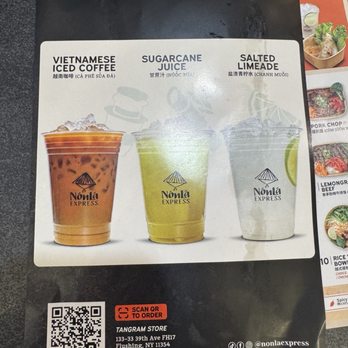Non La Express - Drinks menu - Vietnamese Near Me - Flushing, New York