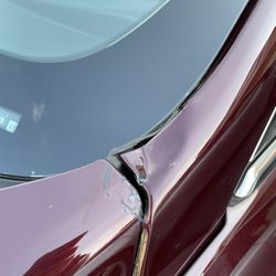Al's Auto Glass - This is the damage that they did to my car when they replaced the windshield. DO NOT GO HERE!!